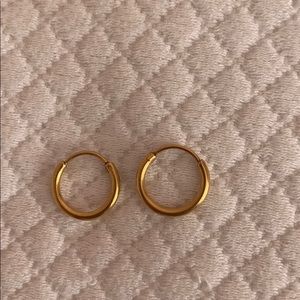 Urban Outfitters Jewelry - Small gold hoops earrings Urban Outfitters Jewelry - Small gold hoops earrings